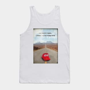 Forrest Gump retro travel art print Tank Top